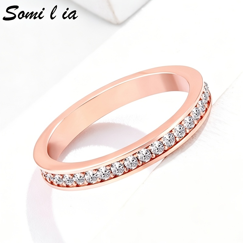 18K Gold-Plated Classic Ladies' Ring, Elegant Design